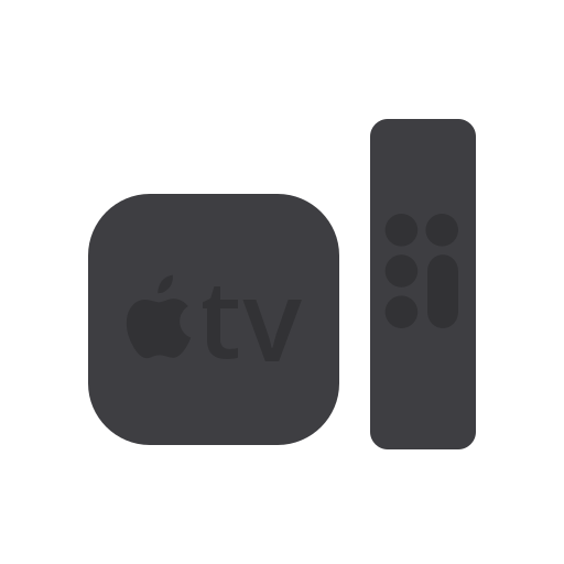 Apple, remote, television, tv icon