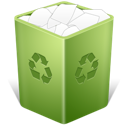 Full, recycle bin, trash icon
