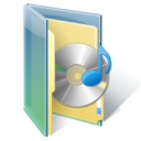 Cd, folder, music icon