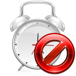 Disabled, kalarm icon