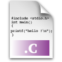 C, file, source icon