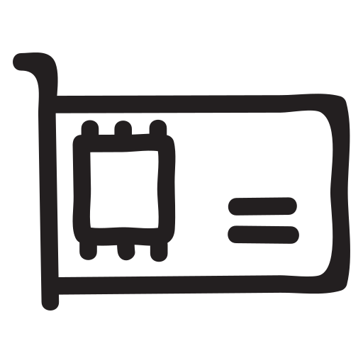 Computing, contact, lan, lancard, network, smartcard, soundcard icon