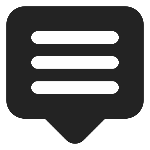 Chat, message, bubble, talk icon