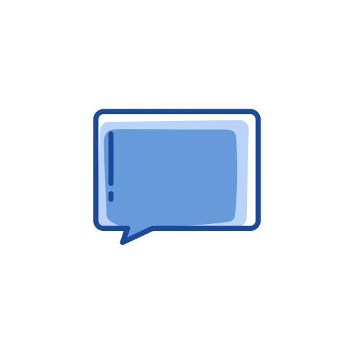 Chat, comments, inbox, message icon