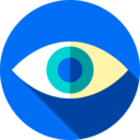 ui,interface,vision,eye,button,optical,ophthalmology,view,visible,visibility,eyes,shapes and symbols,optic,eyeball