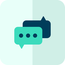 Flat Green icon 64x64