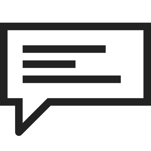 Chat, comment, communication, message, alert, notification, warning icon