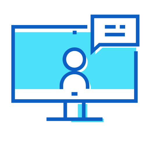 Imac, message, talking icon