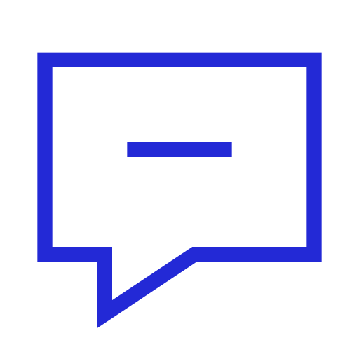Chat, remove icon