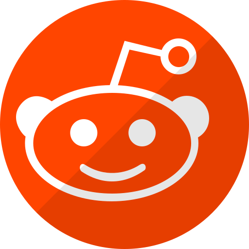 Reddit, media, social, edit, red icon