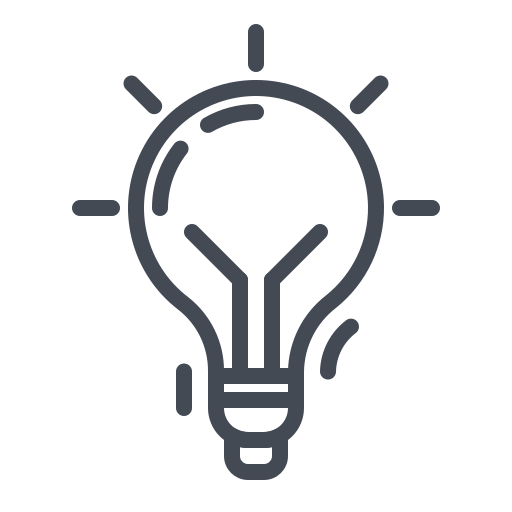 Ampoule, bulb, electricity, light icon
