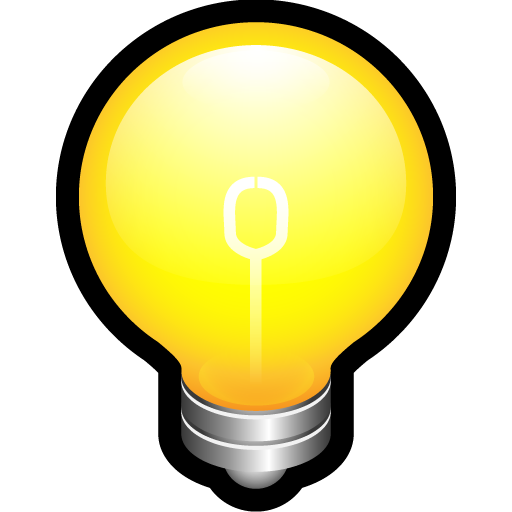 Alert, bulb, create, idea, on, think icon