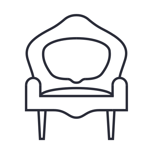 Chair, armchair, furniture, interior, sofa icon