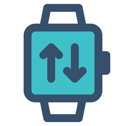Smart, smart watch, transfer, watch icon
