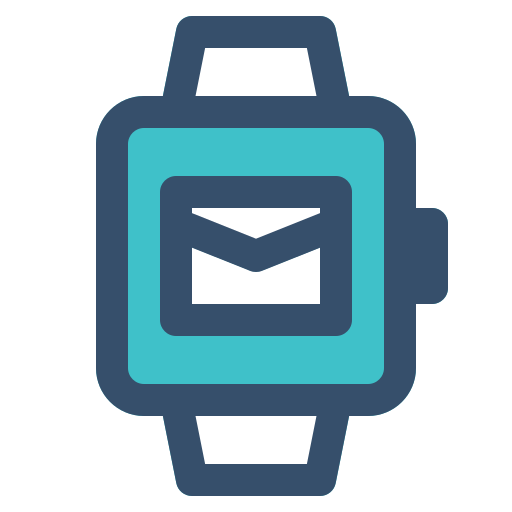 Mail, smart, smart watch, watch icon