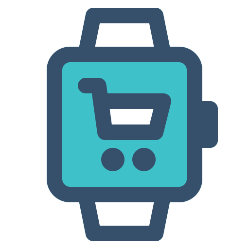 Cart, smart, smart watch, watch icon
