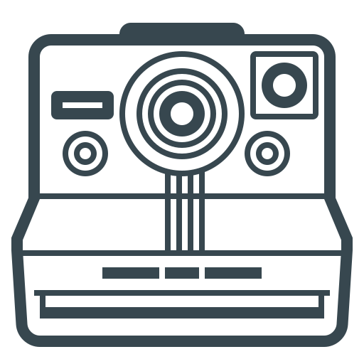 Polaroid, camera, device, image, photography, photos icon