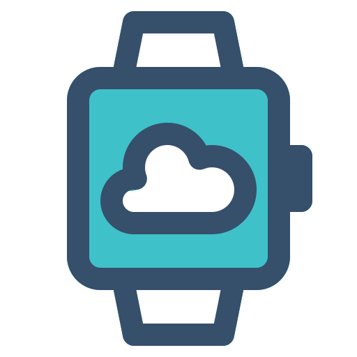 Cloud, smart, smart watch, watch, weather icon