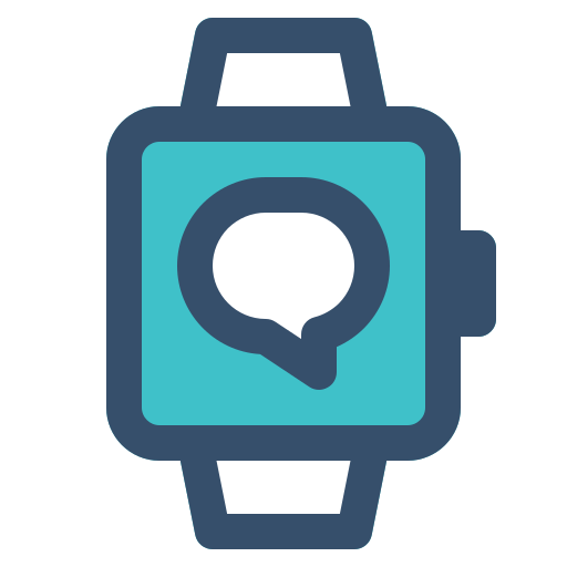 Conversation, smart, smart watch, watch icon