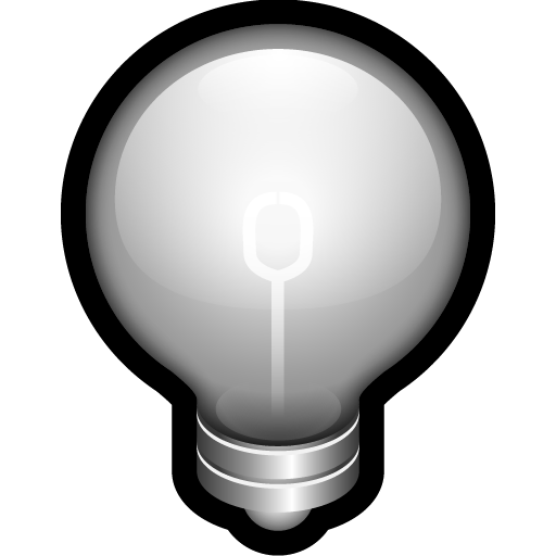 Alert, bulb, idea, off, think icon