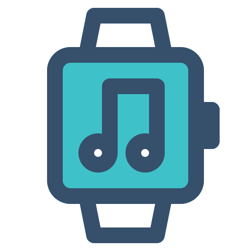 Music, smart, smart watch, watch icon