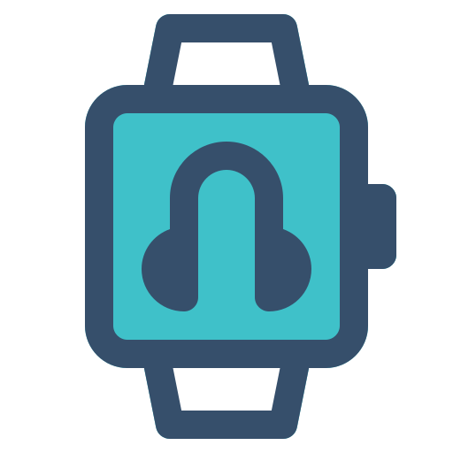 Earphone, music, smart, smart watch, watch icon