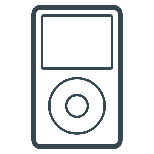 Ipod, apple, device, multimedia, music, player icon