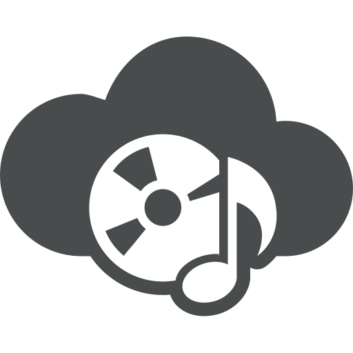 Cd rom, cloud, cloud computing, entertainment, mp3, music, music note icon
