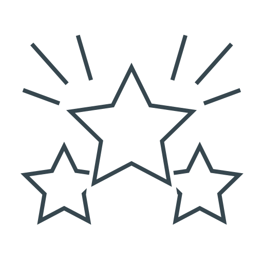 Favorite, stars, page quality, achievement, award, winner icon