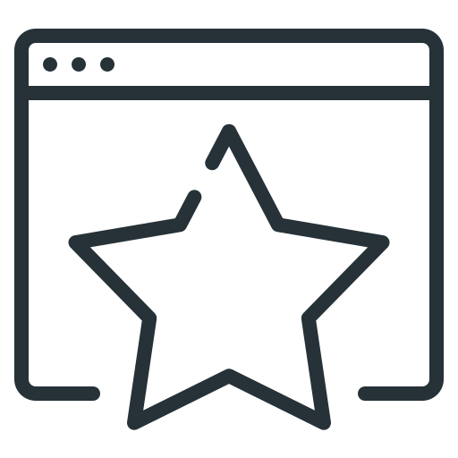 Favorite, favorite site, site, star, website icon