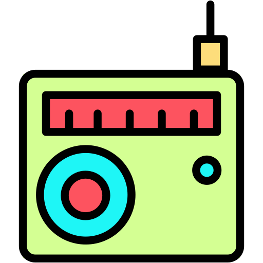 Instrument, multimedia, music, radio icon