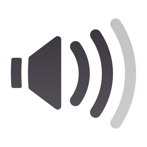 Audio, medium, panel, volume icon