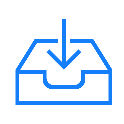 Download, inbox icon