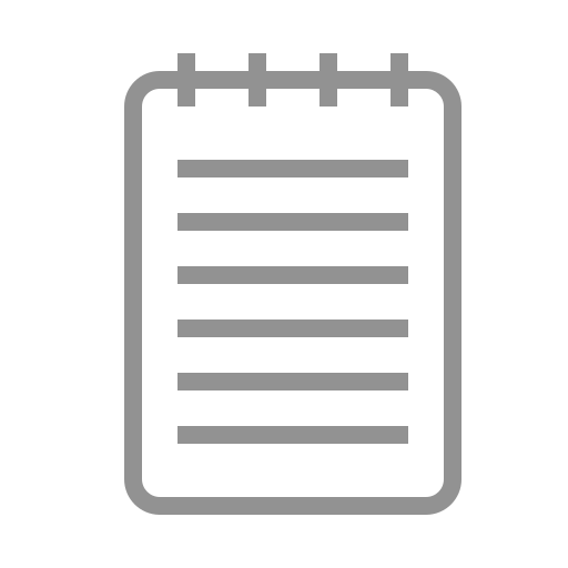 Notebook, text icon