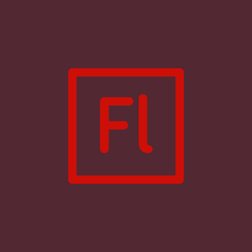 Adobe, bridge, flash icon