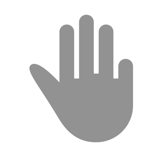 Three, fingers icon