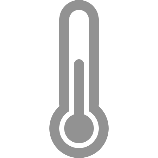 Thermometer, half icon