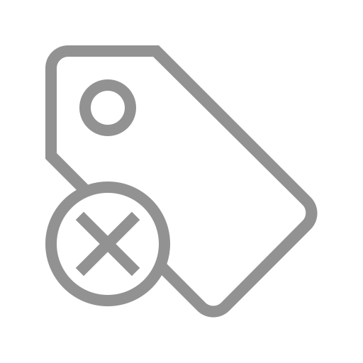 Cancel, tag icon