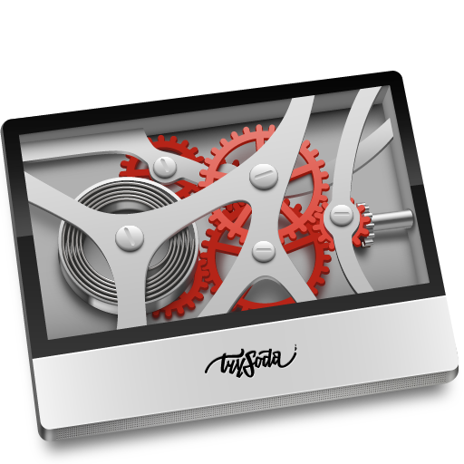 Settings, red, soda icon