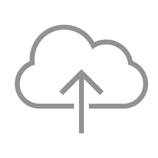 Cloud, upload icon