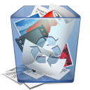 Recycle, bin, full icon