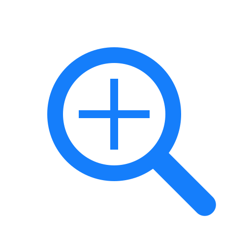 Search, plus icon