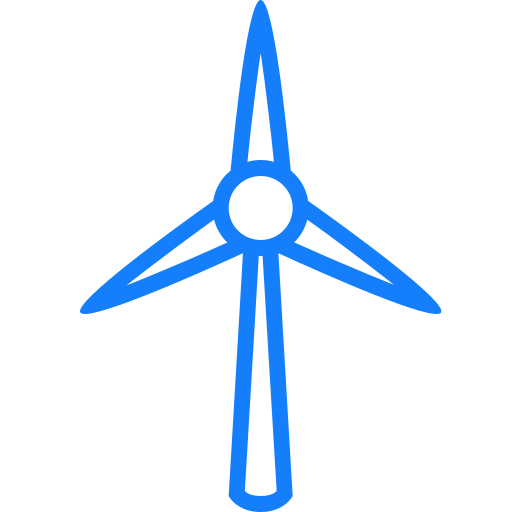 Turbine, wind icon