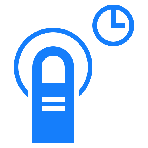 Finger, hold, tap icon