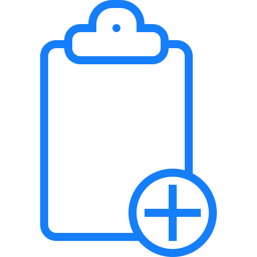 Clipboard, add icon
