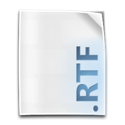 Rtf, file icon