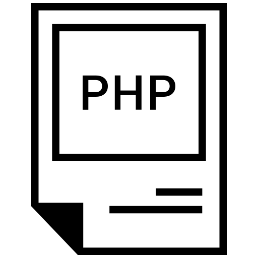 Extention, file, php, type icon