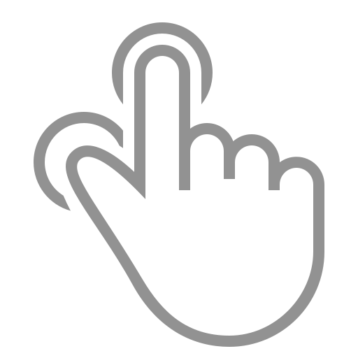 Thumb, tap, finger icon