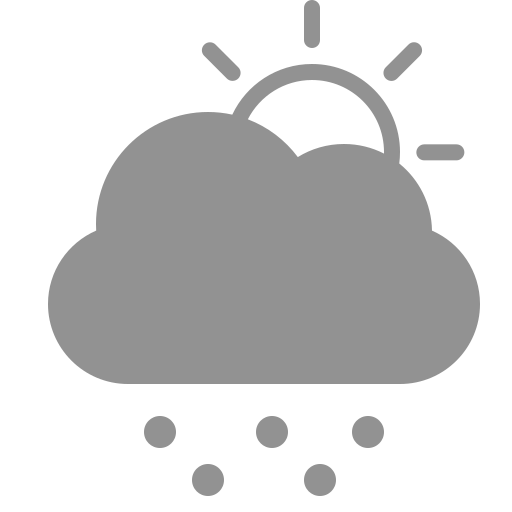 Cloud, snow, sun icon
