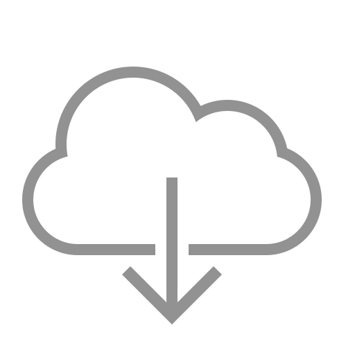 Cloud, download icon